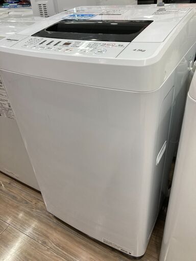 Hisense(ハイセンス)の全自動洗濯機です。