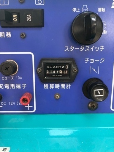 デンヨー　発電機　GA-2600SSM 186時間　中古