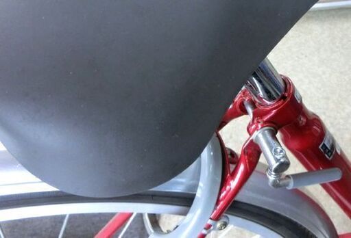 27インチ 自転車 赤系 arutetto emile 6段変速 大人用シティサイクル 札幌市西区西野