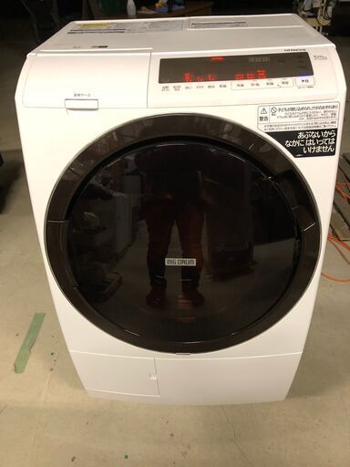 美品【2022年製】ドラム洗濯乾燥機 日立 ビッグドラム BD-SG100GL 洗濯容量10kg 除菌清潔プラスコース