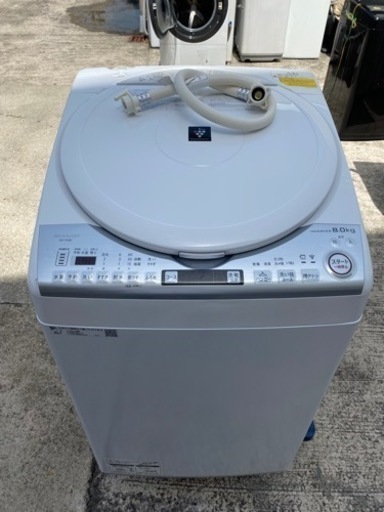 SHARP 洗濯乾燥機　ES-TX8D-W 2020年製　8㎏●AA03W034