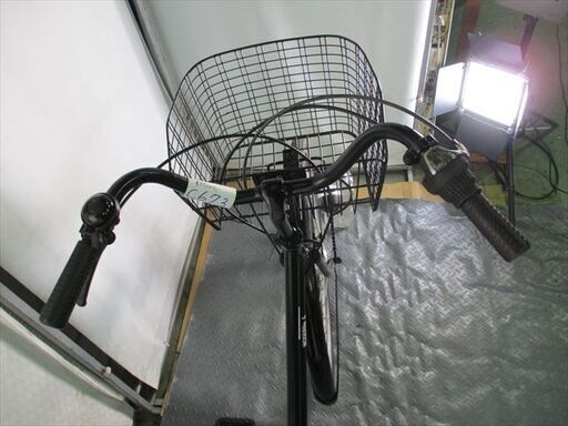 C673★限定特価★ 中古自転車 【27インチ　軽快車　　黒　6段　LEDオートライト 】