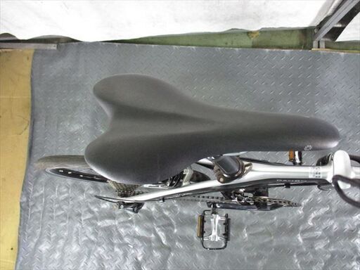 C676★￥158000円スタート★整備済み 中古折りたたみ自転車【ＤＡＨＯＮ　ミューエリート　20インチ　シルバー黒 】 C676☆￥158000円スタート☆整備済み 中古折りたたみ自転車