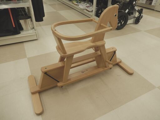 木製スウィング木馬  ゴイター社製 セーフティガード付き ボーネルンド 札幌市清田区