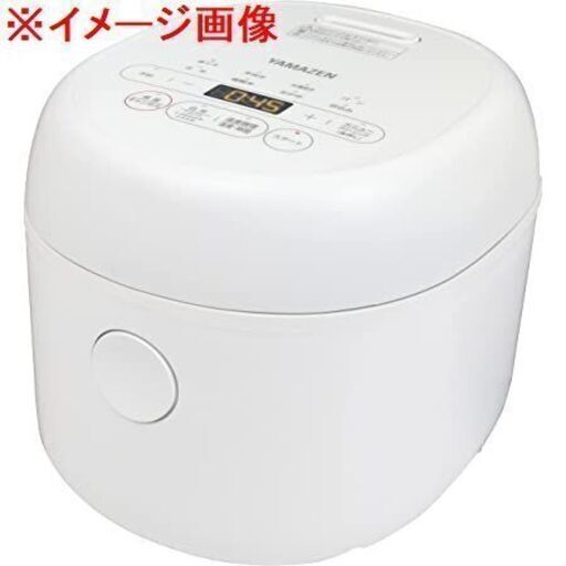 未使用　YAMAZEN　ヤマゼン　炊飯器　3合炊き　マイコンジャー炊飯器　YJR-M05　ホワイト　山善