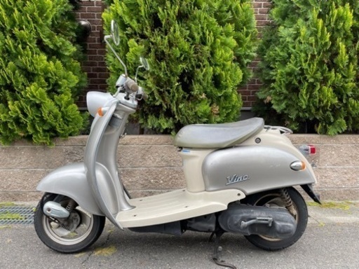シートの色選べます！整備済み エンジン絶好調 グリップ シート バッテリー新品 すぐ乗れます YAMAHA ビーノ2スト 原付き セル OK③
