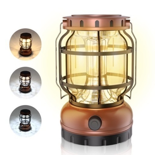 新品⭐️LED ランタン ソーラー充電 キャンプ 高輝度 キャンプ 防災 バッテリー