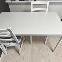 IKEAテーブル&イス　【4月23日まで】