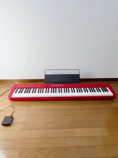 カシオ(CASIO)電子ピアノ Privia PX-S1100RD(レッド) 88鍵盤 スリム