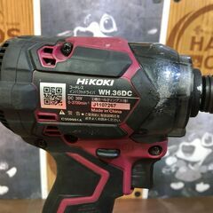 ハイコーキ WH36DC インパクトドライバ 36V バッテリー×2 充電器 フルセット 中古品 【ハンズクラフト宜野湾店】