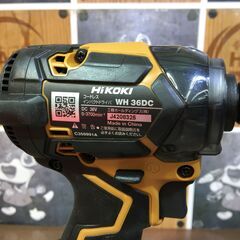 ハイコーキ WH36DC インパクトドライバ 36V バッテリー×1 充電器 中古 