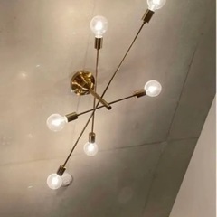 4/28まで！unico ウニコ アストル シーリングライト ゴールド新品未 