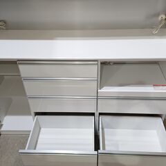 8/11商談中！古賀家具｜セレクト｜ソフトクローズ｜モイス付｜スライド扉キッチンボード