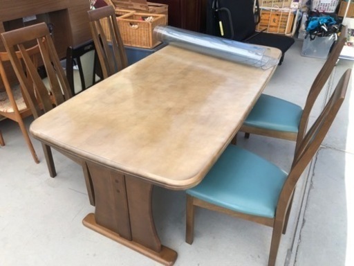 ダイニングテーブルセット 椅子4脚 テーブルサイズ180cm×88cm×高さ68cm