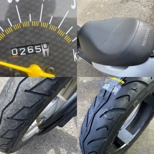 ☆AF62型ディオ低燃費4スト☆タイヤ・プラグ・グリップなど新品交換^