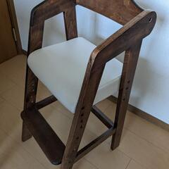 【美品】2〜5歳 キッズチェア木製椅子