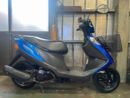 【大量値下げ！】スズキ　アドレスV125G 2007年式　オイル・バッテリ・エアクリ交換済み！　CF46A　インジェクション車　青　エンジン始動・灯火類OK！