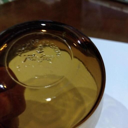 ファイヤーキング カスタードカップ アンバー4個 ファイヤーキング