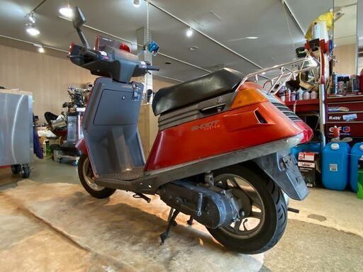 □ 希少 SUZUKI SHOOT A1115 スズキ シュート 50cc メタリックレッド 実動 現状販売 原付 原チャリ スクーター バイク 札幌発★