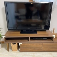 テレビ・テレビ台セット　※別売り可