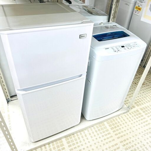 【お得なSET販売】ハイアール/Haier 冷蔵庫 洗濯機 JR-N106E JW-K42M 一人暮らし セット 2点