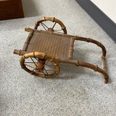 竹製の二輪車です