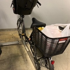 ママチャリ 自転車 子供乗せ カゴ付き 引取りにこれる方
