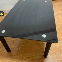 テーブル ガラス 黒