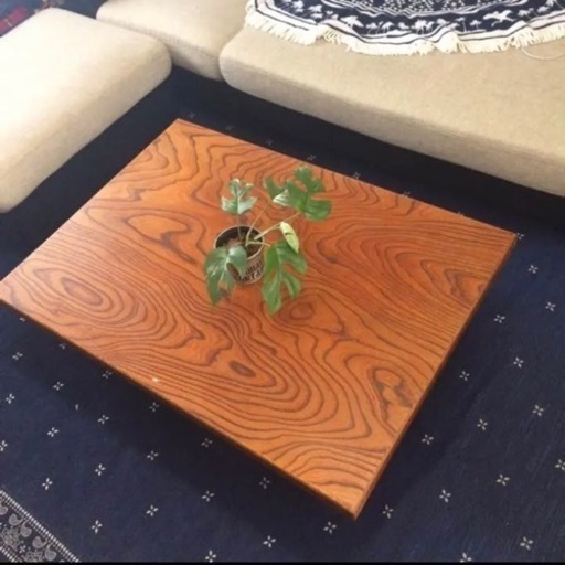 木の座卓　ローテーブル