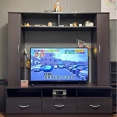 テレビ台収容付・50型TVまで可能