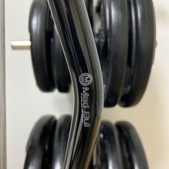取引中　バーベル　シャフト、プレートなどのセット　ホームジム