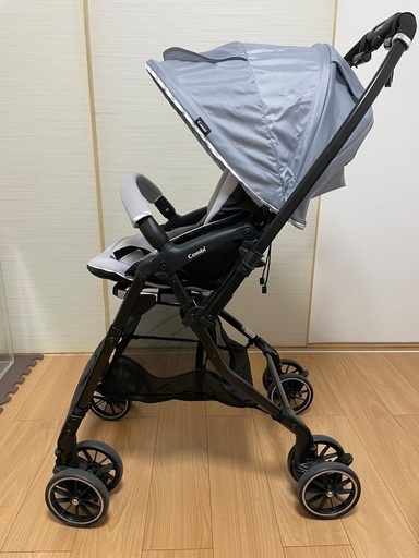 美品　ベビーカー コンビ combi a型 スゴカル 4キャス エアー エッグショック HK
