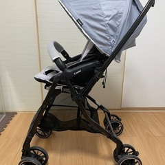 美品 ベビーカー コンビ combi a型 スゴカル 4キャス エアー エッグ
