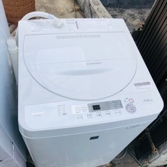２０１7年製 シャープ 全自動洗濯機 4.5kg 