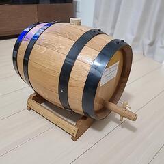 【GW限定価格】ワイン樽　ウイスキー樽　(台座込み)