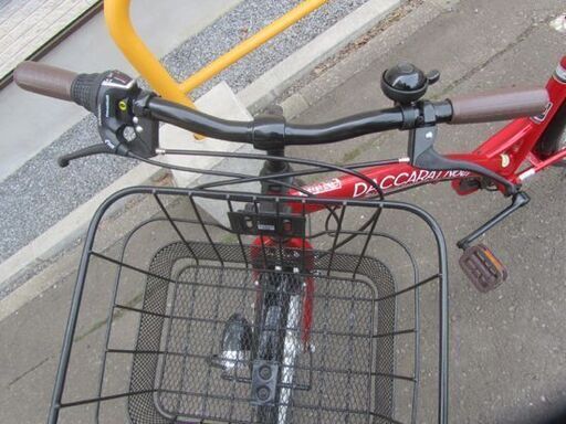 27インチ自転車 赤系 シティサイクル DACCARAT Noel レッド 札幌市北区屯田