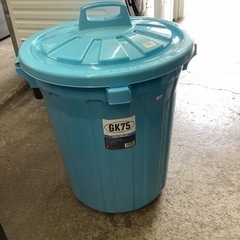万代店　ゴミ箱　GK容器　75型　業務用丸型　