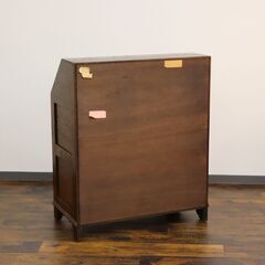 【ヤ取終了1/26】≪W912ジ≫ Jaycee Furniture/ジェイシーファニチャー ライティングビューロー 鍵付き 英国 オーク 木彫刻 デスク/机 インテリア クラシック調