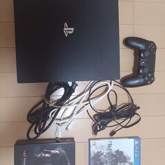 PS4 cuh7100b ソフト2本セット