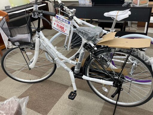 ✨今売れてます！！ 新品未使用21Technology(21テクノロジー) ⭐26インチ自転車⭐ 1年間保証 ブラック✨111