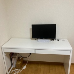 IKEA MICKE ミッケ デスク テーブル　白 ホワイト14...