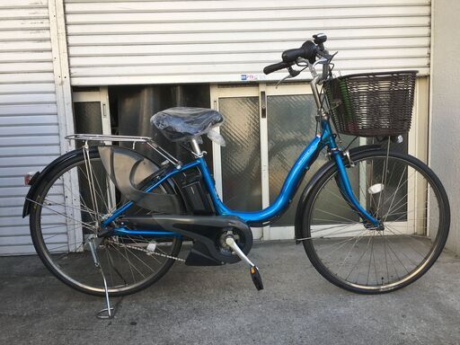 地域限定送料無料 ナチュラ 12,8AH 子供乗せ 黒 神戸市 電動自転車-