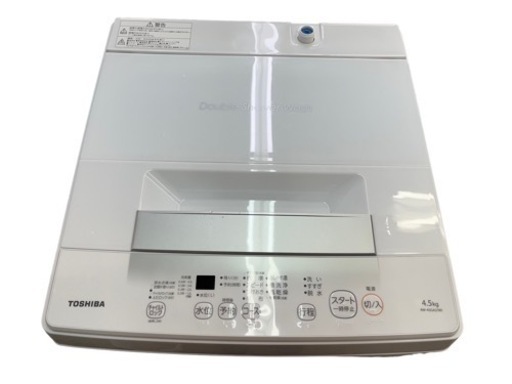 NO.355【2022年製】TOSHIBA 全自動電気洗濯機 AW-45GA2 4.5kg