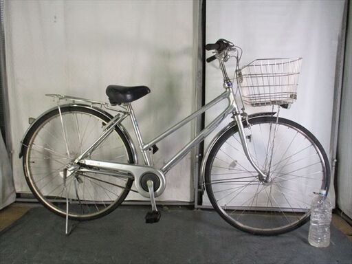 C686　限定特価　整備済み★ブリヂストン　piolet★ 中古自転車 【27インチ　シルバー 】