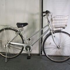 C686　限定特価　整備済み★ブリヂストン　piolet★ 中古自転車 【27インチ　シルバー 】 