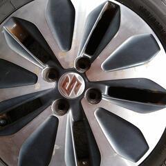 スズキソリオ平成26式純正ホイール15インチサマータイヤ付4本セット