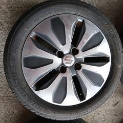 スズキソリオ平成26式純正ホイール15インチサマータイヤ付4本セット