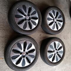 スズキソリオ平成26式純正ホイール15インチサマータイヤ付4本セット