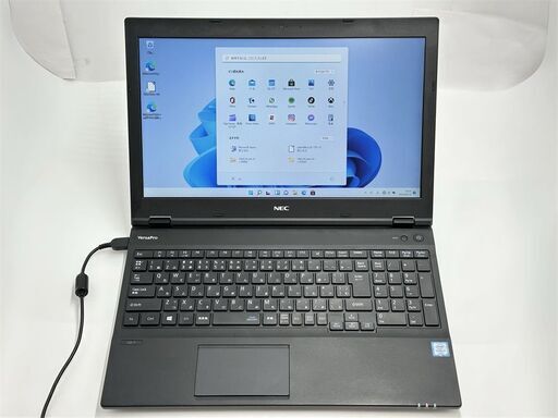 送料無料 保証付 15.6型 ノートパソコン NEC PC-VK26HDZDT 中古美品 第6世代 Core i7 8GB DVD 無線 Wi-Fi Bluetooth Windows11 Office
