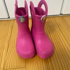 crocs 長靴　C10  17.5cm ピンク